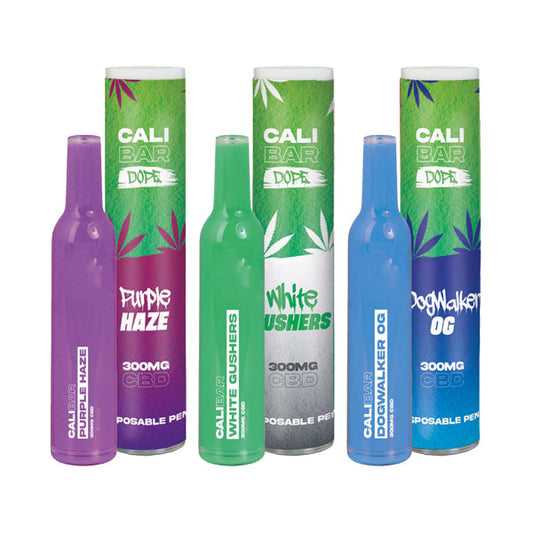 CALI BAR DOPE 300mg Full Spectrum CBD Vape Disposable - Terpene Flavoured - 2d0116-20