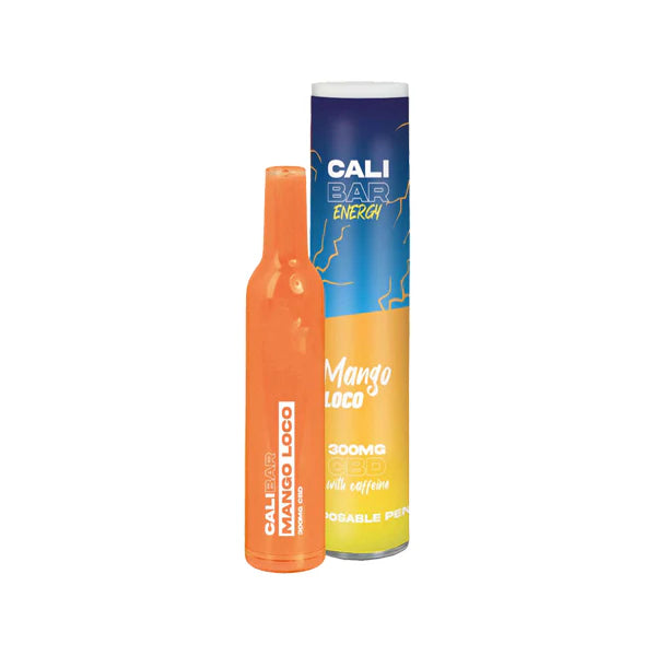 CALI BAR ENERGY with Caffeine Full Spectrum 300mg CBD Vape Disposable - Vape Center
