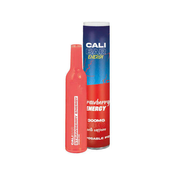 CALI BAR ENERGY with Caffeine Full Spectrum 300mg CBD Vape Disposable - Vape Center