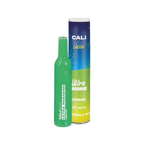 CALI BAR ENERGY with Caffeine Full Spectrum 300mg CBD Vape Disposable - Vape Center