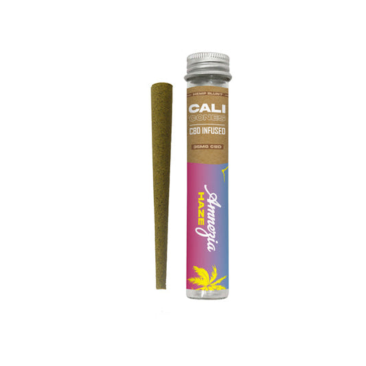CALI CONES Hemp 30mg Full Spectrum CBD Infused Cone - Amnesia Haze - Vape Center