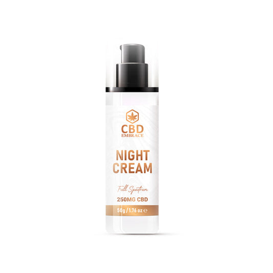 CBD Embrace 250mg Full Spectrum CBD Night Cream - 50g - Vape Center