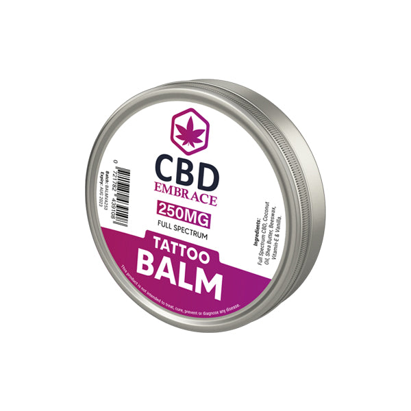 CBD Embrace 250mg Full Spectrum CBD Tattoo Balm - Vape Center