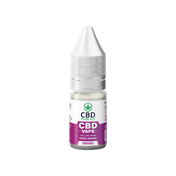 CBD Embrace 500mg Full Spectrum CBD Vape Oil - 10ml - Vape Center