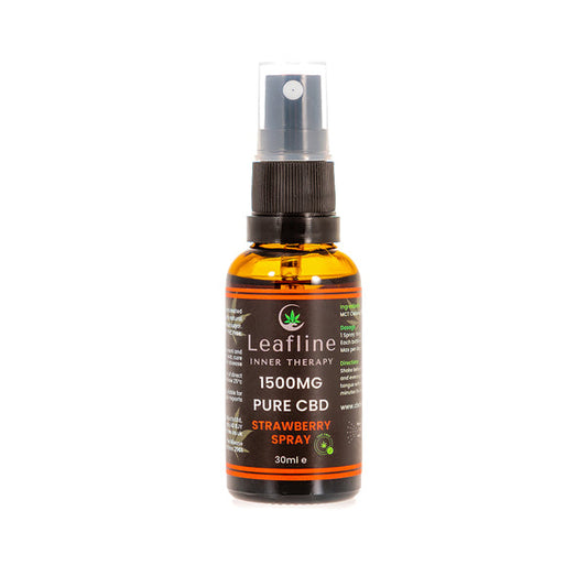 CBD Leafline 1500mg CBD MCT Oil Spray - 30ml - Vape Center