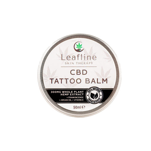 CBD Leafline 300mg CBD Tattoo Balm - 50ml - Vape Center