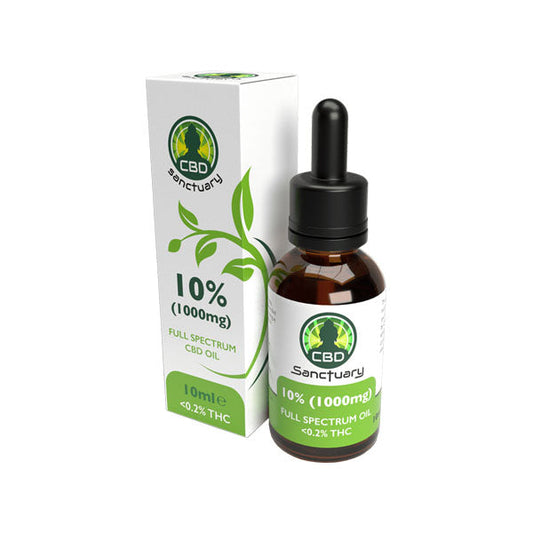 CBD Sanctuary 1000mg CBD Full Spectrum Oil - 10ml - Vape Center