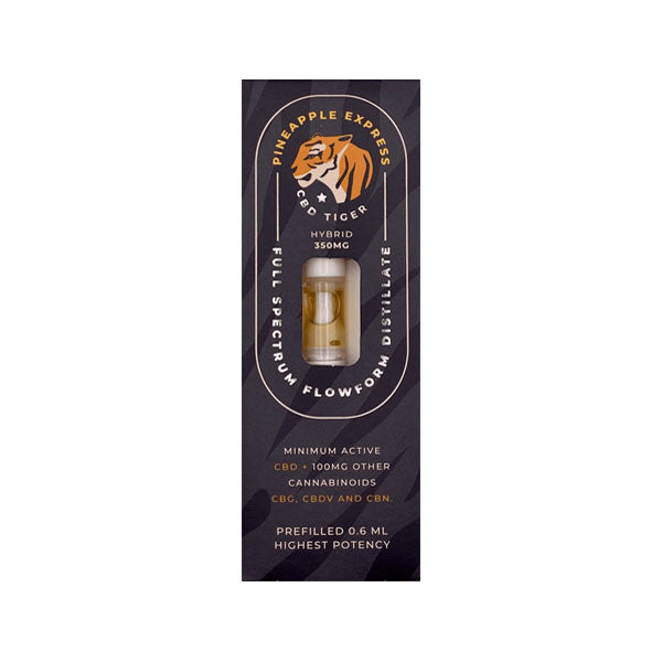 CBD Tiger 350mg Full Spectrum CBD Flowform Vape Cartridge - Vape Center