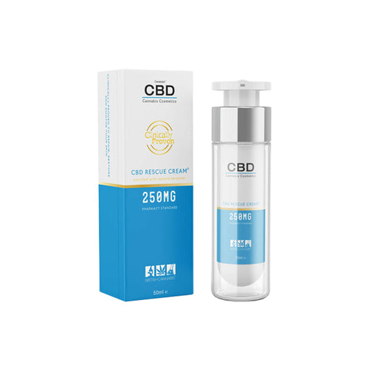 CBD by British Cannabis 250mg CBD Rescue Cream 50ml - Vape Center