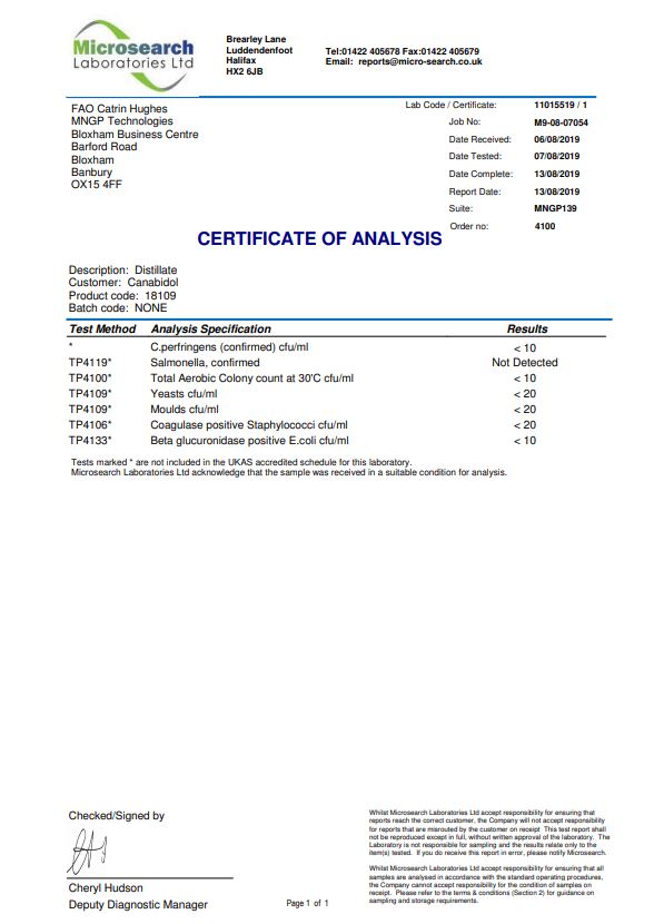 CBD by British Cannabis 750mg CBD Cannabis Extract Syringe 1ml - Vape Center