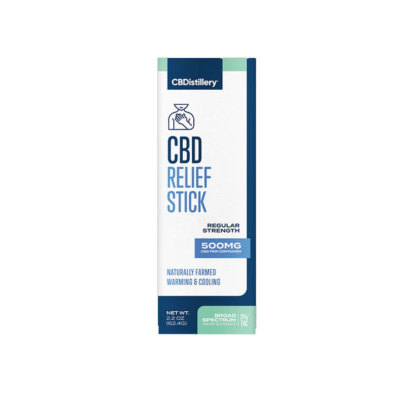 CBDistillery 500mg CBD Broad Spectrum Relief Stick - Vape Center