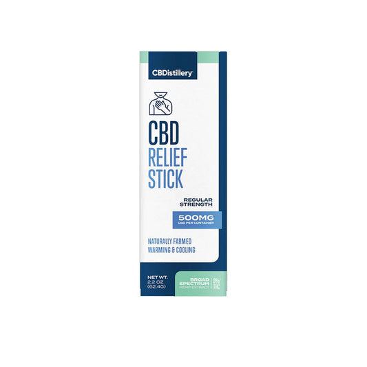 CBDistillery 500mg CBD Broad Spectrum Relief Stick - Vape Center