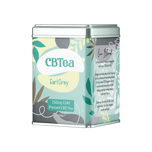 CBTea 250mg Cold Pressed Full Spectrum CBD Earl Grey Tea - 100g - 2d0116-20