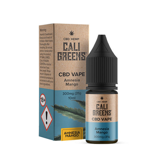 Cali Greens 300mg CBD Vape E-liquid 10ml - Vape Center