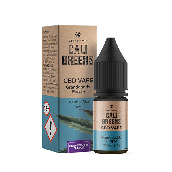 Cali Greens 300mg CBD Vape E-liquid 10ml - Vape Center