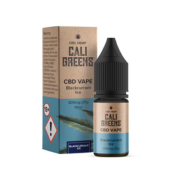 Cali Greens 300mg CBD Vape E-liquid 10ml - Vape Center