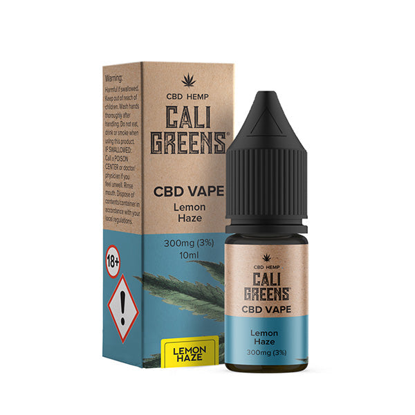 Cali Greens 300mg CBD Vape E-liquid 10ml - Vape Center