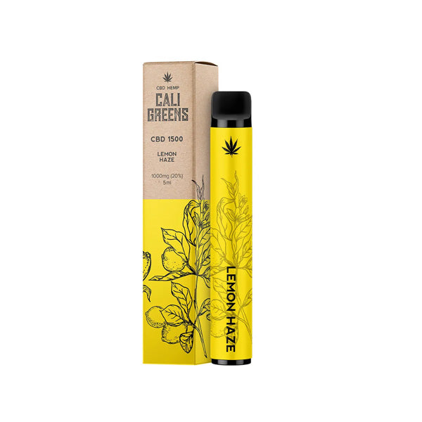 Cali Greens CBD GO 1000mg CBD Disposable Vape Pen 1500 Puffs - Vape Center