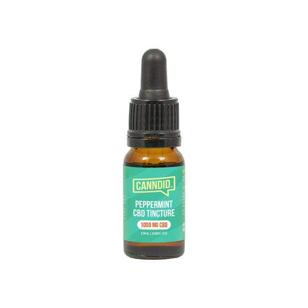 Canndid 1000mg CBD Tincture Oil 10ml - Peppermint - Vape Center