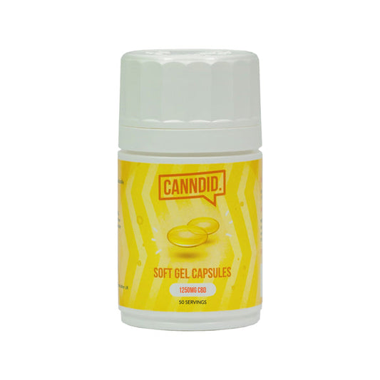 Canndid 1250mg CBD Capsules - 50 Caps - Vape Center