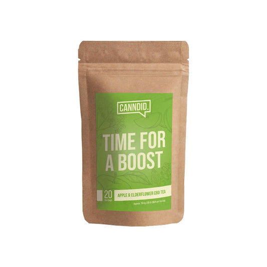 Canndid 200mg CBD Apple Elderflower Tea Bags - 20 Bags - Vape Center