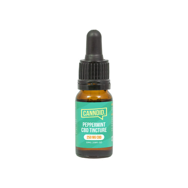 Canndid 250mg CBD Tincture Oil 10ml - Peppermint - Vape Center