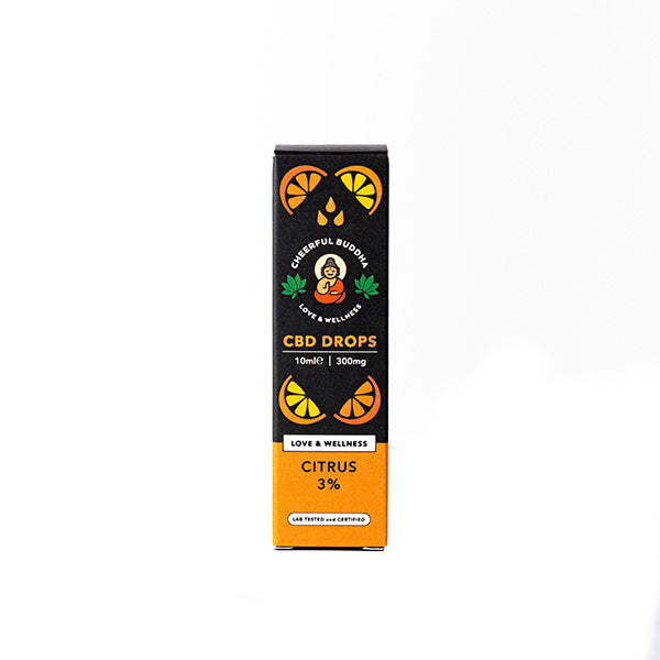 Cheerful Buddha 1000mg CBD Drops 10ml - Vape Center