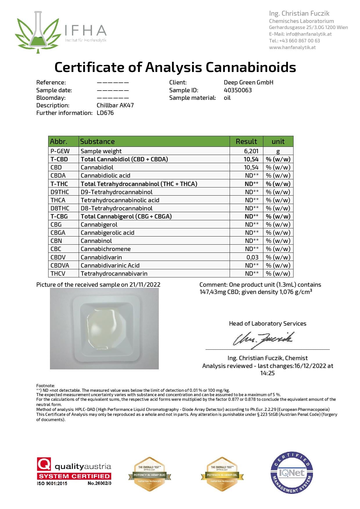 Chillbar 150mg CBD Disposable Vape Device 300 Puffs - Vape Center