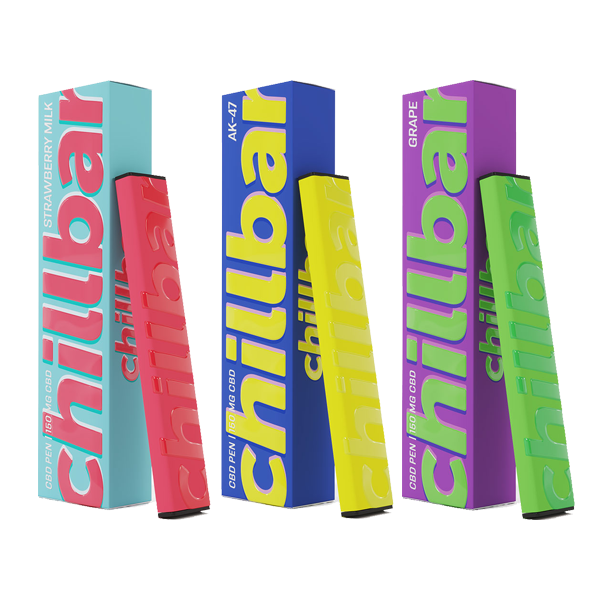 Chillbar 150mg CBD Disposable Vape Device 300 Puffs - Vape Center