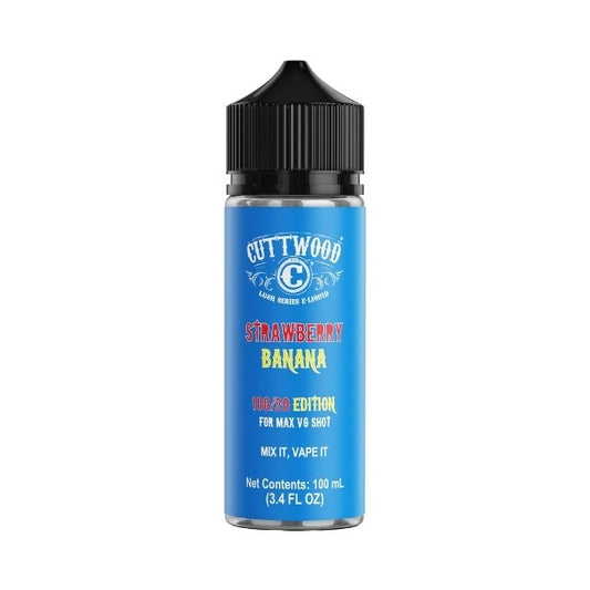 Cuttwood - 100ml - Strawberry Banana - Lush Series - Vape Center