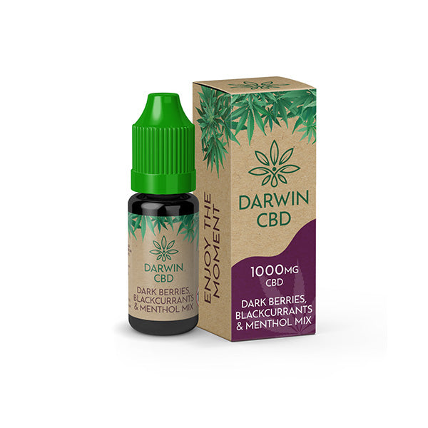 Darwin 1000mg CBD Isolate E-Liquid 10ml - Vape Center