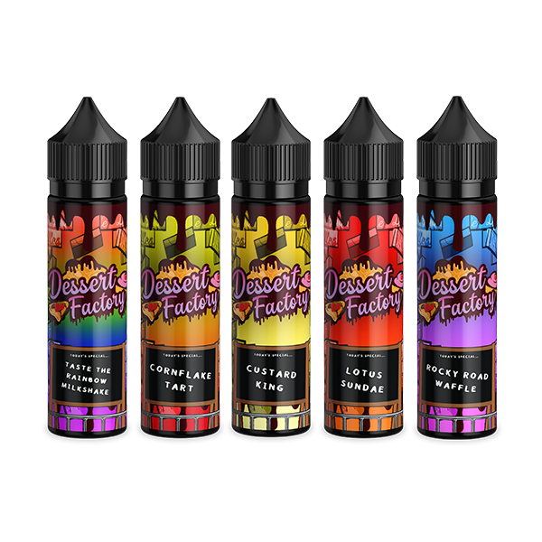 Dessert Factory 0mg Shortfill E-Liquid 50ml - Vape Center