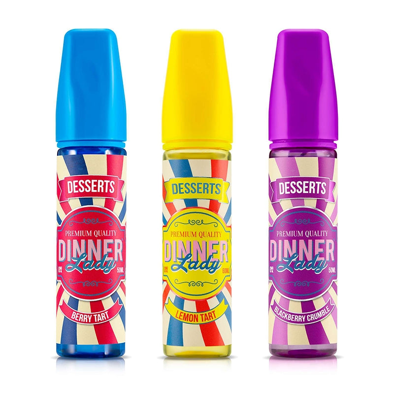 Dinner Lady Desserts Range 50ml Shortfill - Vape Center