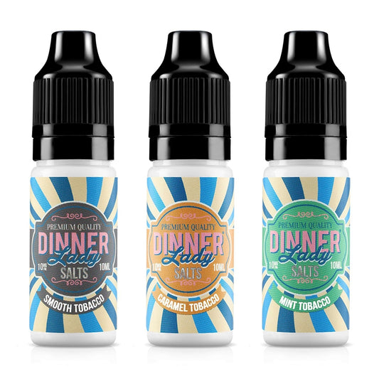 Dinner Lady Tobacco Range 10ml Nic Salts - Vape Center