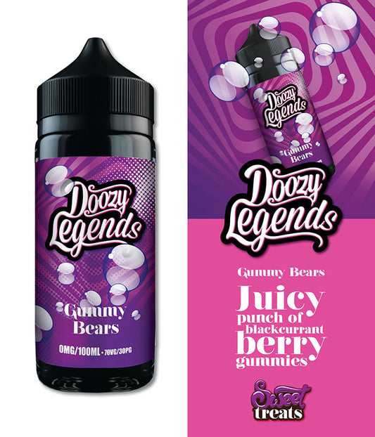 Doozy Vape - Legends - 100ml - Gummy Bears - Vape Center