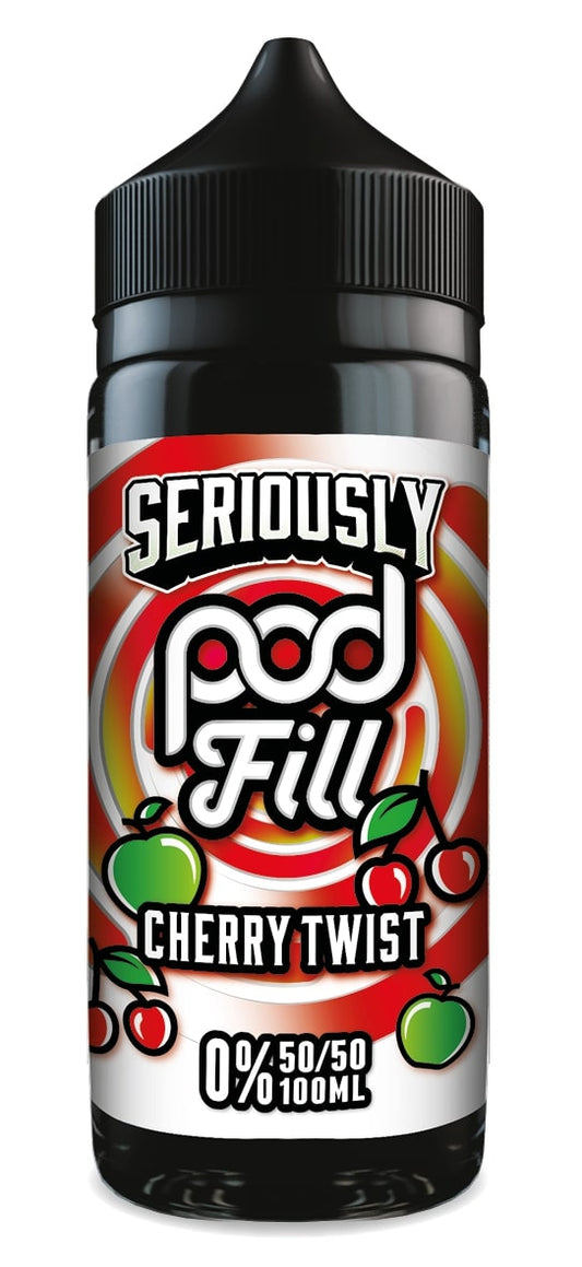 Doozy Vape - Seriously Pod Fill - 100ml - Cherry Twist - Vape Center