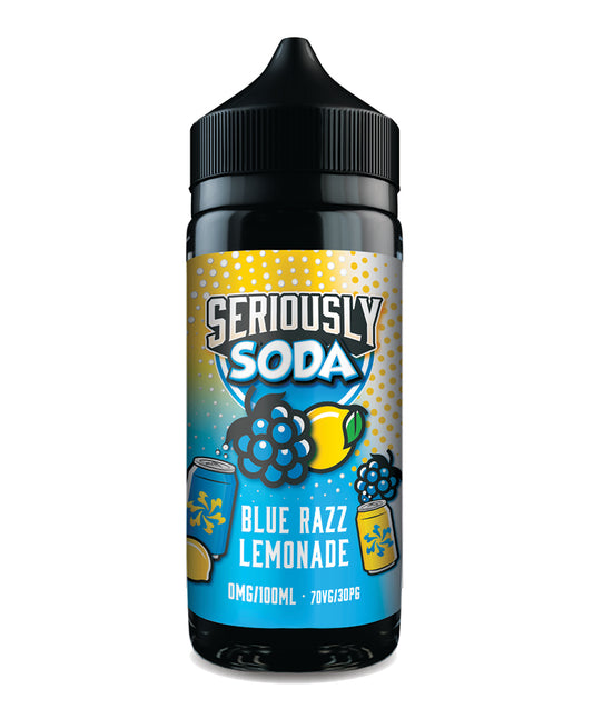Doozy Vape - Seriously Soda - 100ml - Blue Razz Lemonade - Vape Center