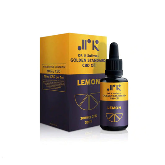 Dr K CBD Lemon Golden Standard 1000mg CBD Oil - 30ml - Vape Center