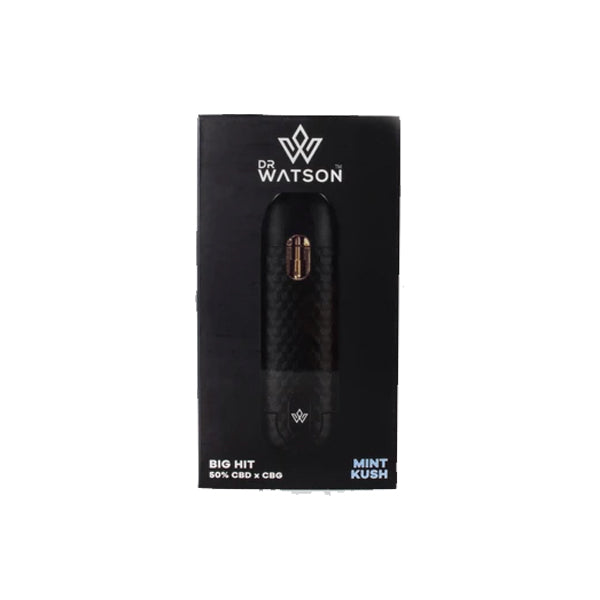 Dr Watson 500mg CBD x CBG Big Hit Disposable Vape Pen - Vape Center