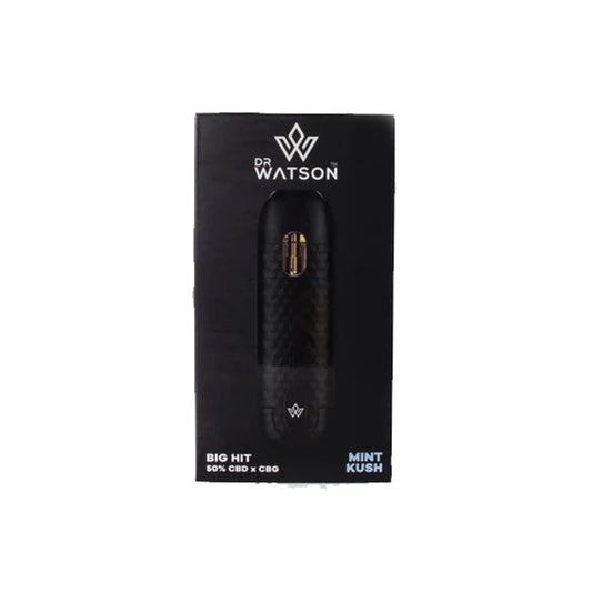 Dr Watson 500mg CBD x CBG Big Hit Disposable Vape Pen - Vape Center