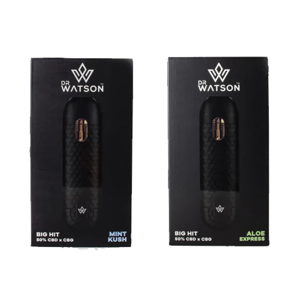Dr Watson 500mg CBD x CBG Big Hit Disposable Vape Pen - Vape Center