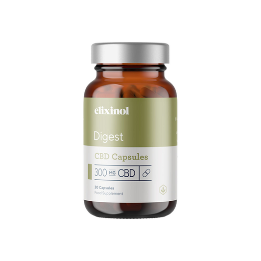 Elixinol 300mg CBD Digest Capsules - 30 Caps - 2d0116-20