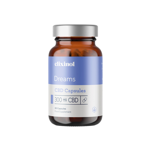 Elixinol 300mg CBD Dreams Capsules - 30 Caps - 2d0116-20