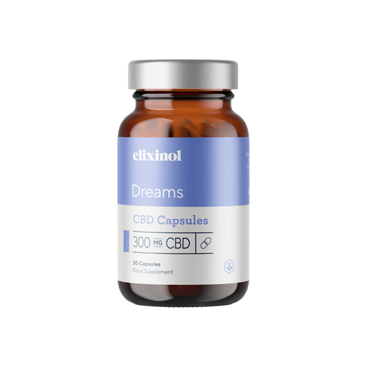 Elixinol 300mg CBD Dreams Capsules - 30 Caps - Vape Center