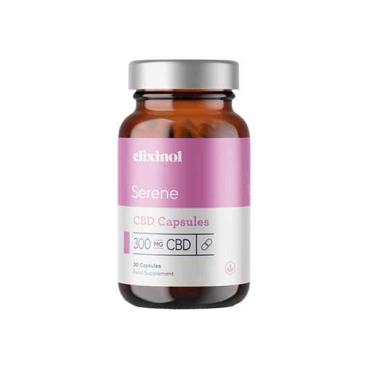 Elixinol 300mg CBD Serene Capsules - 30 Caps - 2d0116-20