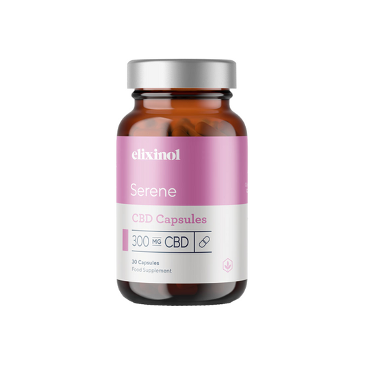 Elixinol 300mg CBD Serene Capsules - 30 Caps - Vape Center