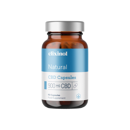 Elixinol 900mg CBD Hemp Oil Natural Capsules - 90 Caps - 2d0116-20