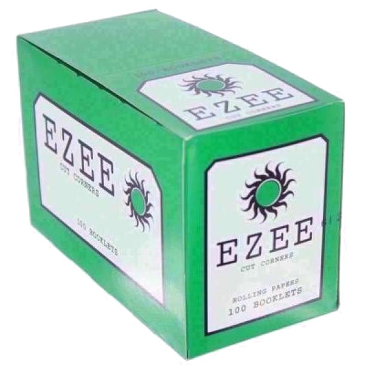 Ezee Green Cut Corner Standard Rolling Papers - Vape Center