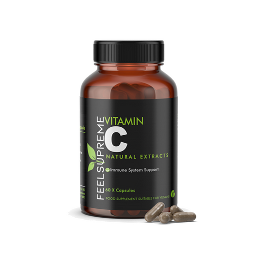 Feel Supreme 7500mg Vitamin C Natural Extracts Tablets - 60 Caps - Vape Center