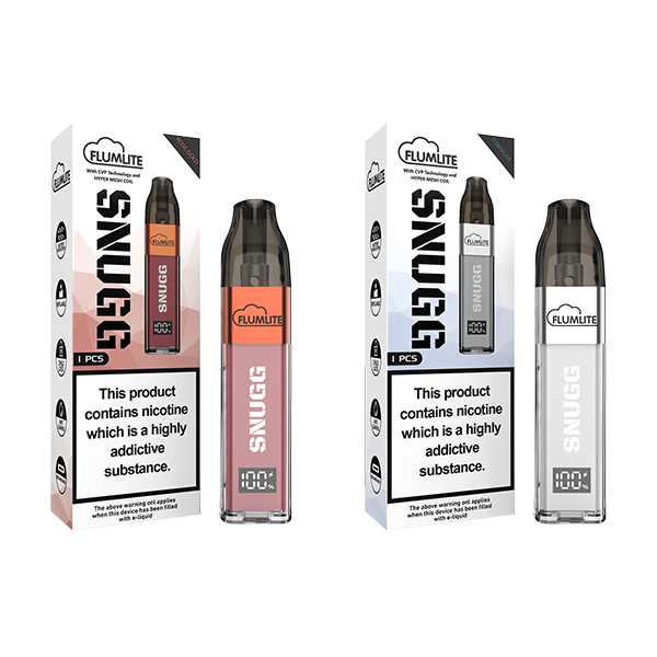 Flumlite Snugg Refillable Disposable Vape Device - 6000 puffs - Vape Center